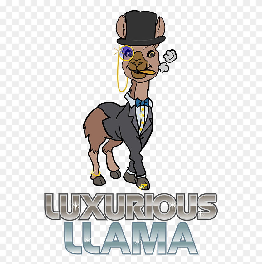 558x785 Luxurious Llama Cartoon, Poster, Advertisement, Person HD PNG Download