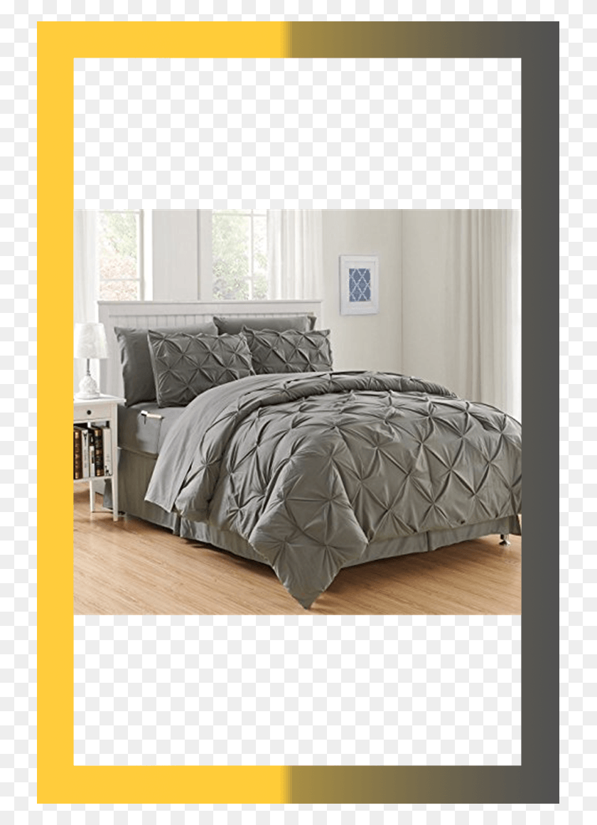 735x1100 Luxury Best Softest Coziest 6 Piece Bed In A Bag Bed In A Bag Amazon, Furniture, Blanket, Bedroom HD PNG Download