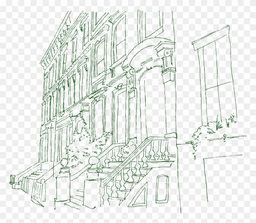 1008x870 Luxury Boerum Hill Condos In Brooklyn The Boerum The Brooklyn Street Drawing, Gate, Electronic Chip, Hardware HD PNG Download