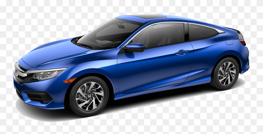 4500x2119 Luxury Car 2018 Honda Civic Coupe Black HD PNG Download