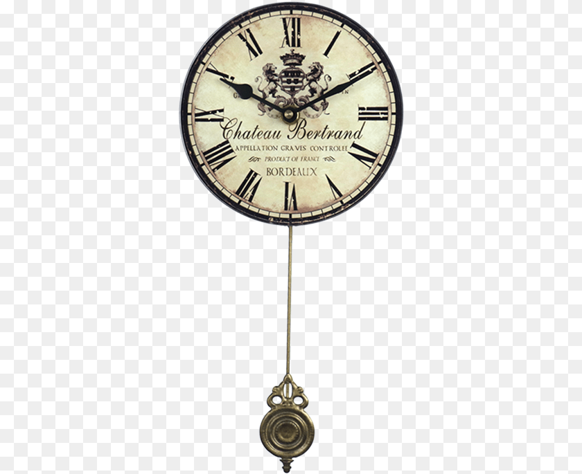 Luxury Vintage Wall Clock, Analog Clock, Wall Clock Clipart PNG