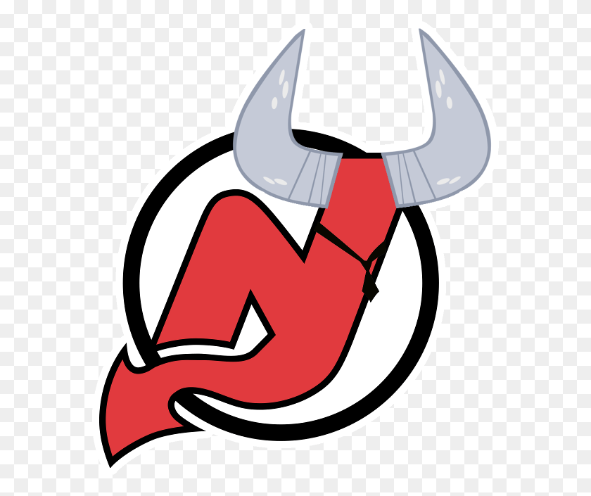578x645 Descargar Png Lyraheartstrngs Hockey Iron Will Logo Parodia New Jersey Devils Iphone, Alfabeto, Texto, Símbolo Hd Png