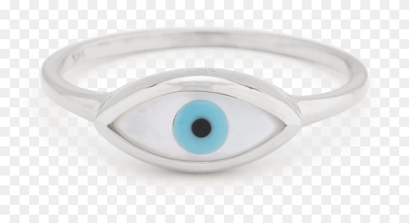 877x447 M Ring Evileye Swhite4 Titanium Ring, Tape, Bowl, Ceiling Light HD PNG Download
