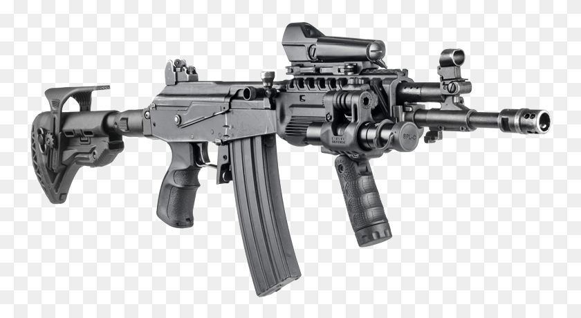 754x400 M4 Galil P 3d On Weapon Fab Defense Galil, Gun, Weaponry, Rifle HD PNG Download