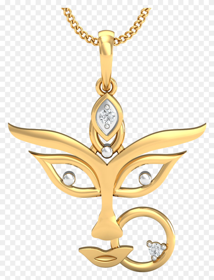 1077x1431 Maa Durga Gold Locket Price Goddess Durga Gold Pendant Durga Maa Gold Pendant, Jewelry, Accessories, Accessory HD PNG Download