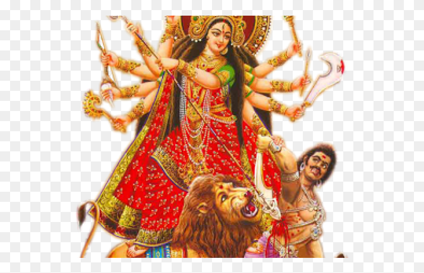546x481 Maa Durga Maa, Person, Human, Festival HD PNG Download
