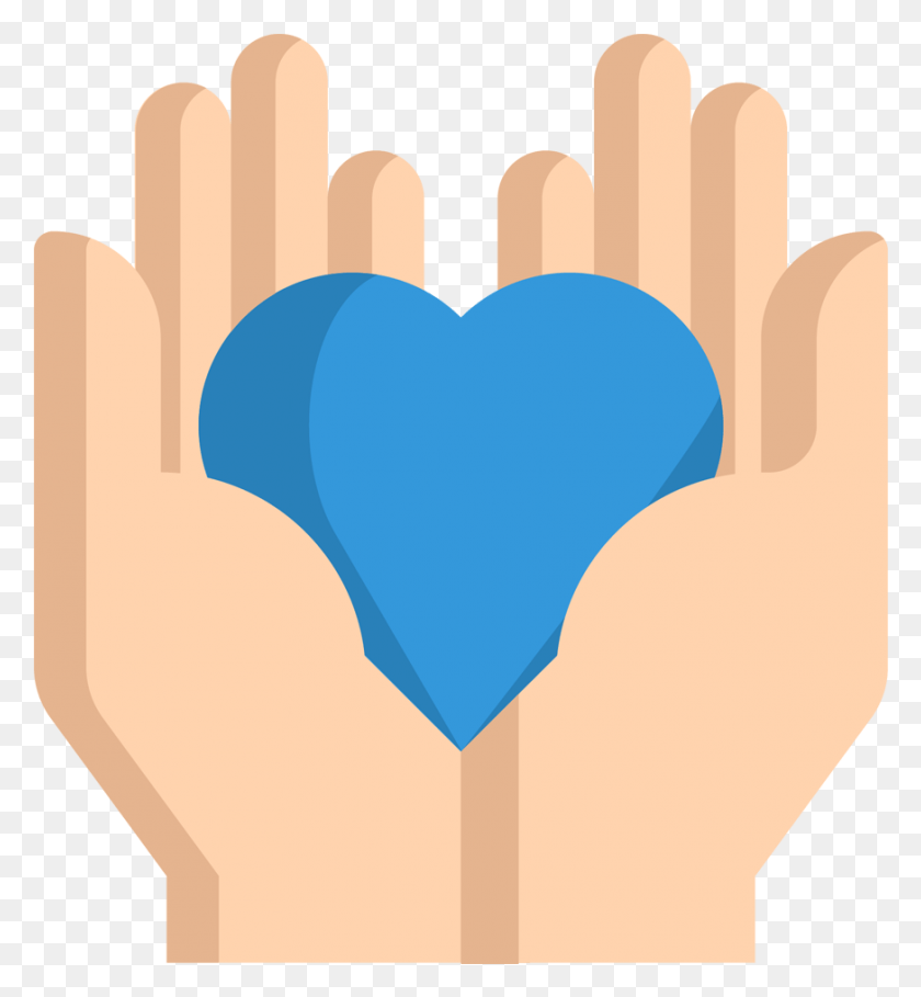 873x951 Maamonth Charity Clipart No Background, Hand, Heart, Pillow HD PNG Download