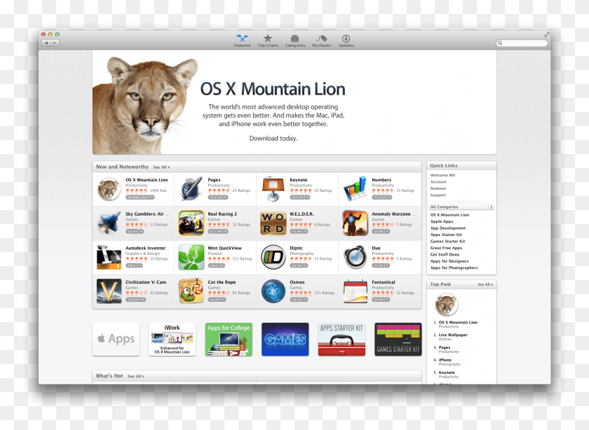1568x1115 Mac Os X Mountain Lion, File, Webpage, Dog HD PNG Download