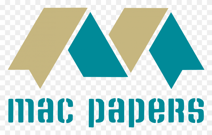 2087x1279 Mac Papers Logo Transparent Graphic Design, Triangle, Logo, Symbol HD PNG Download