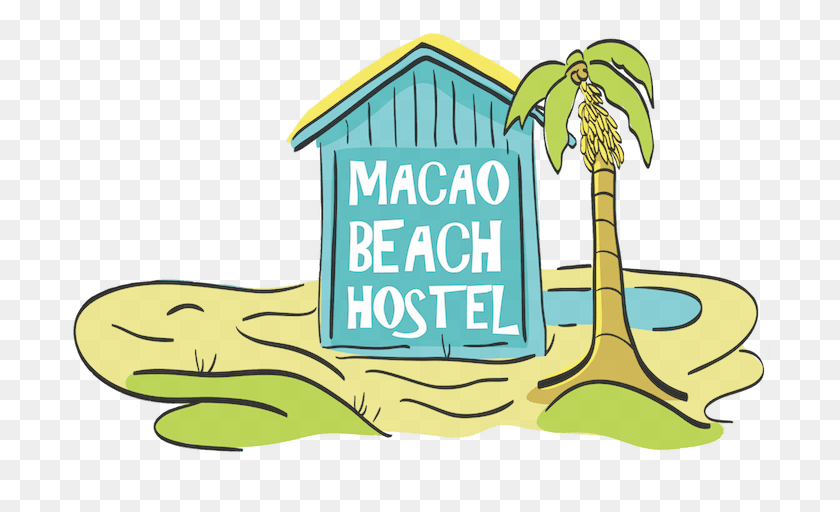 699x452 Macao Beach Hostel Logo Illustration, Building, Housing, Outdoors HD PNG Download
