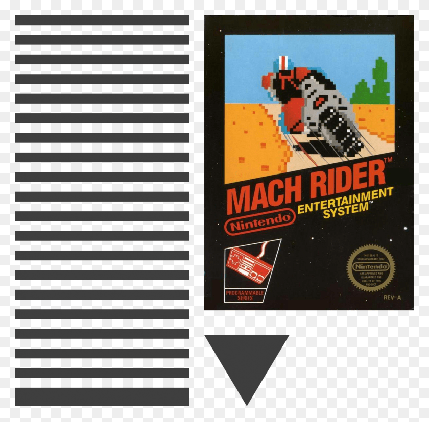 1217x1198 Descargar Png / Mach Rider Nes Box Art, Etiqueta, Texto, Cartel Hd Png