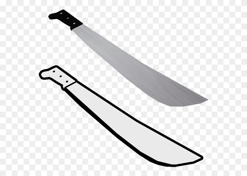 579x539 Machete, Weapon, Weaponry, Blade HD PNG Download