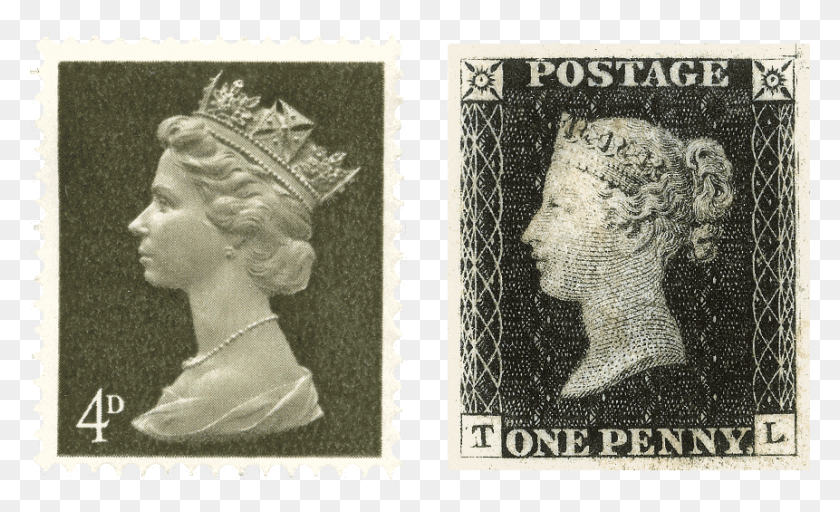 861x499 Machin Definitive Issued 5 June 1967 And The Penny Queen Elizabeth Stamps, Person, Human, Postage Stamp HD PNG Download