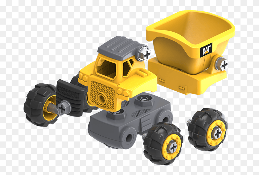 689x509 Machine Maker Junior Operator Exploded View Construction Site, Toy, Transportation, Vehicle HD PNG Download