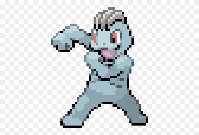 411x511 Machop Machop Pokemon, Rug, Toy HD PNG Download