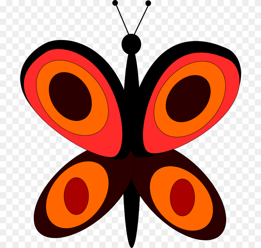 711x800 Machovka Little Butterfly Sticker PNG