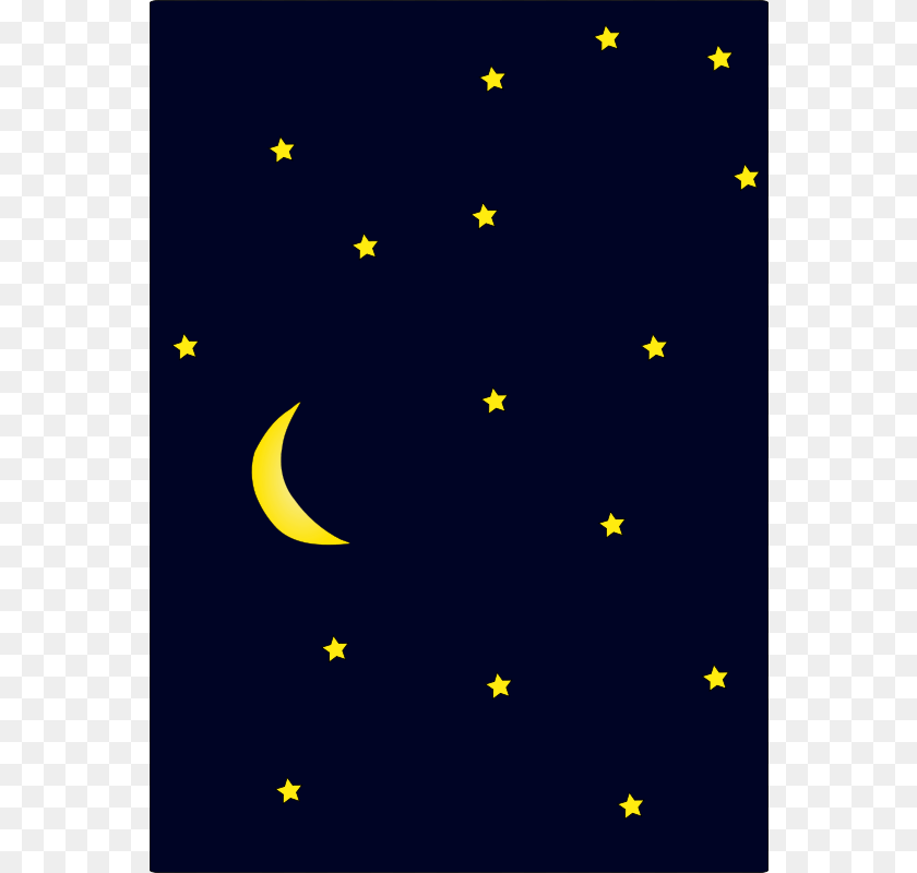 567x800 Machovka Moon In Dark Night Sky Full Of Stars, Astronomy, Nature, Outdoors, Eclipse Sticker PNG