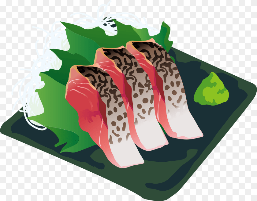 Mackerel Sashimi Food Clipart, Meal, Dish, Rice, Produce Sticker PNG