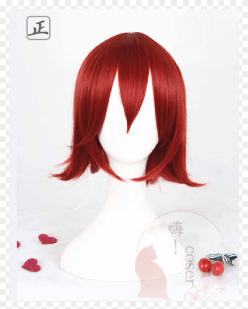 1186x1501 Macross Delta Kaname Buccaneer Cosplay Wig Red Hair, Doll, Toy, Person HD PNG Download