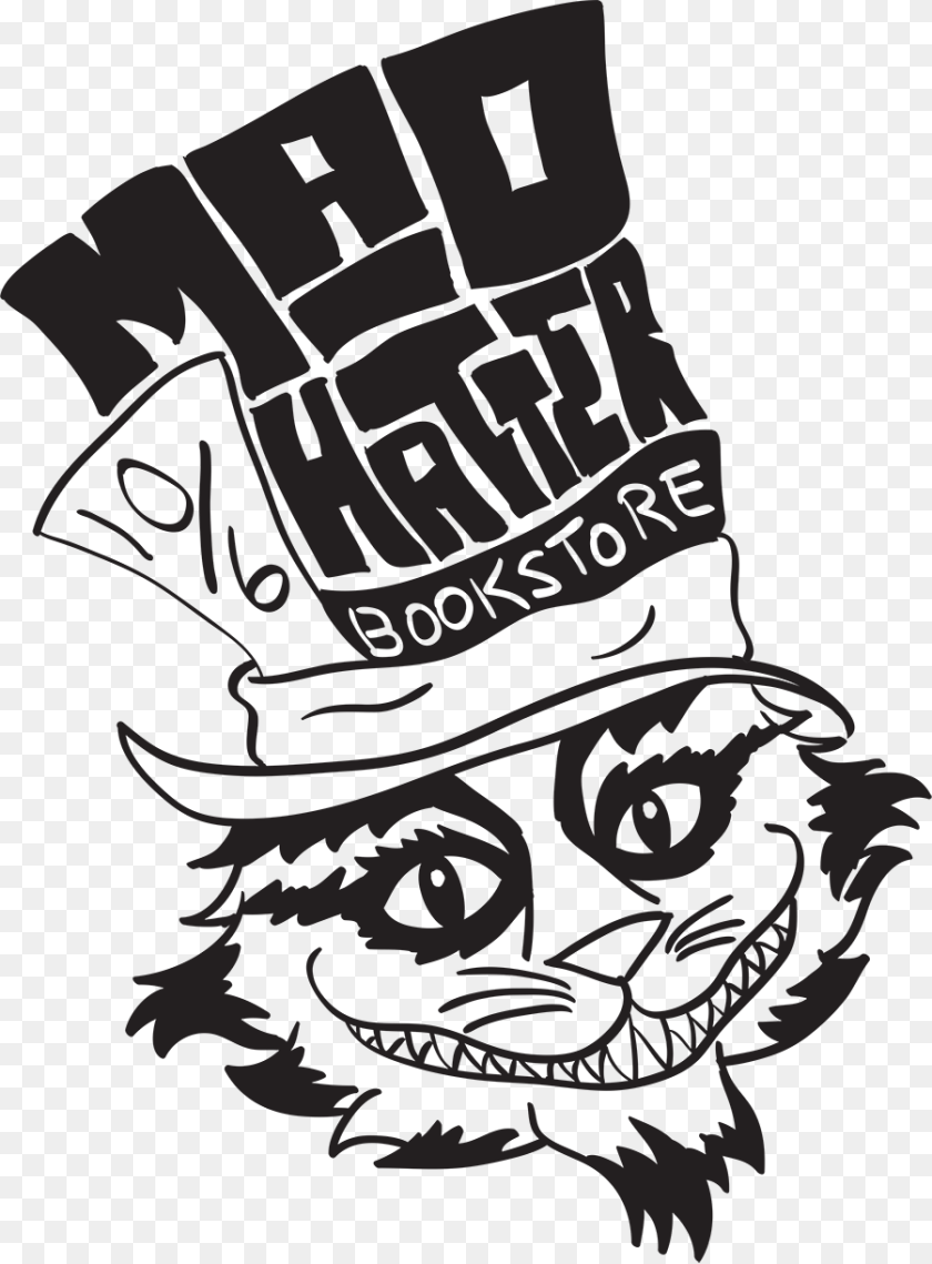 Mad Hatter Book Store, Gray Transparent PNG