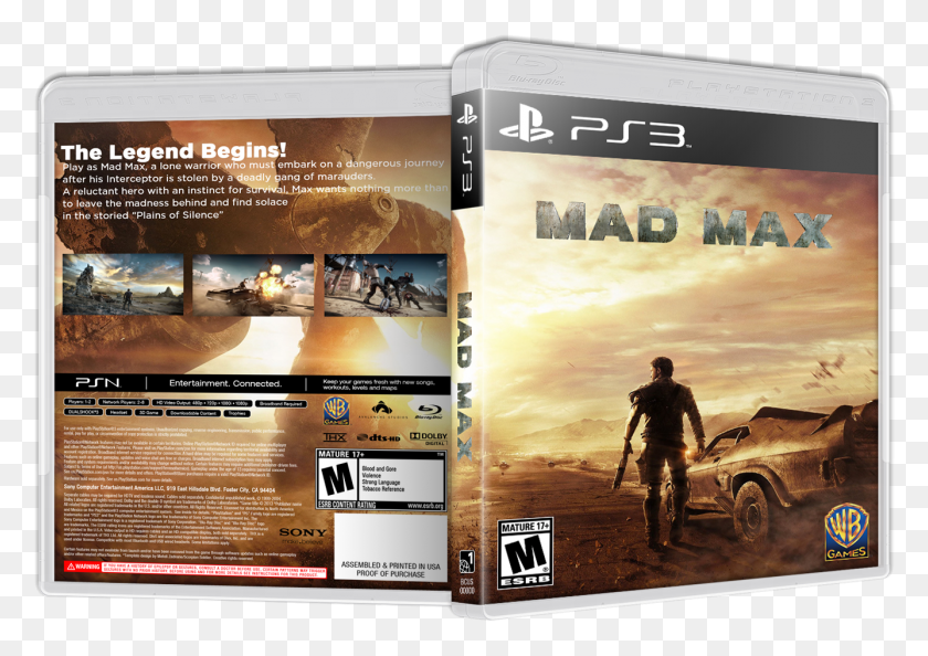1336x916 Mad Max Box Cover Mad Max For, Person, Human, Flyer HD PNG Download