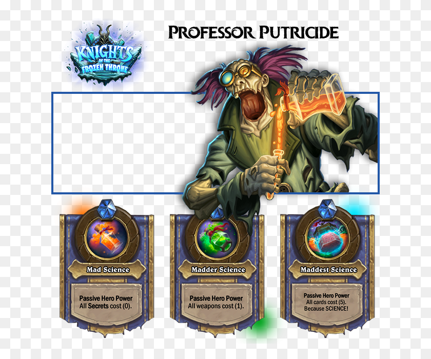 640x640 Mad Scientist Professor Putricide, Person, Human, World Of Warcraft HD PNG Download