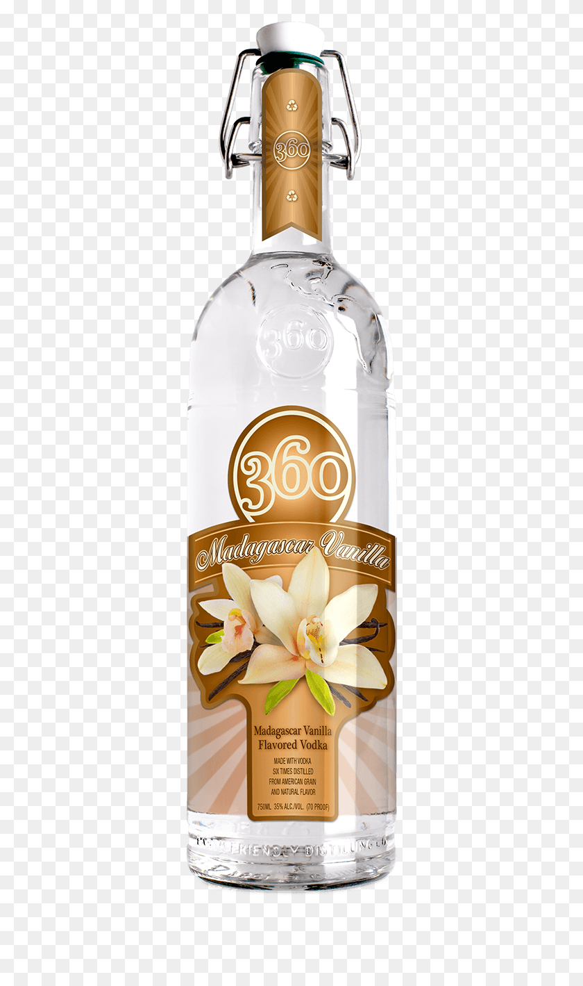 306x1359 Madagascar Vanilla Flavored Vodka 360 Red Delicious Apple Vodka, Plant, Bottle, Beverage HD PNG Download