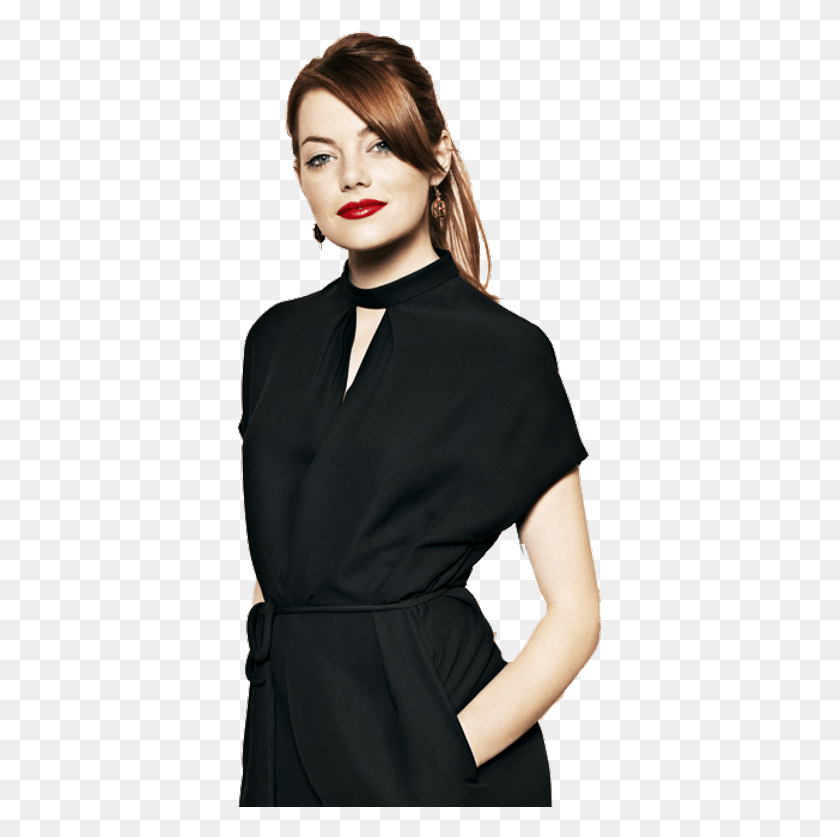 368x777 Madame Figaro Emma Stone, Person, Human, Sleeve HD PNG Download