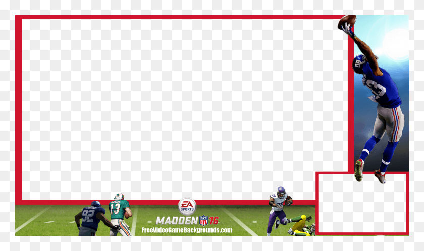 1920x1080 Madden 16 Overlay Minecraft, Person, People, Football HD PNG Download