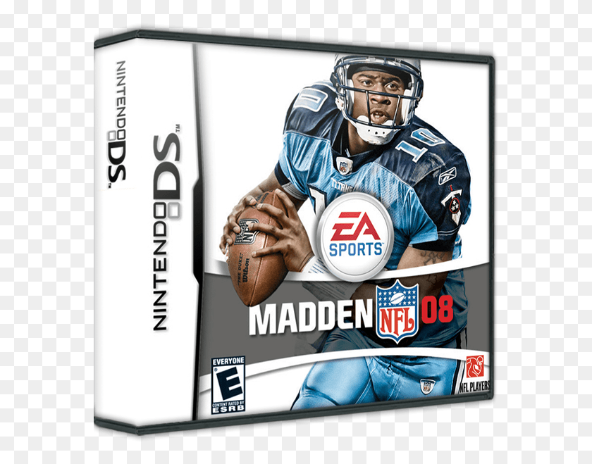 576x599 Madden 2008 Nintendo Ds Ds Madden 08, Helmet, Clothing, Apparel HD PNG Download