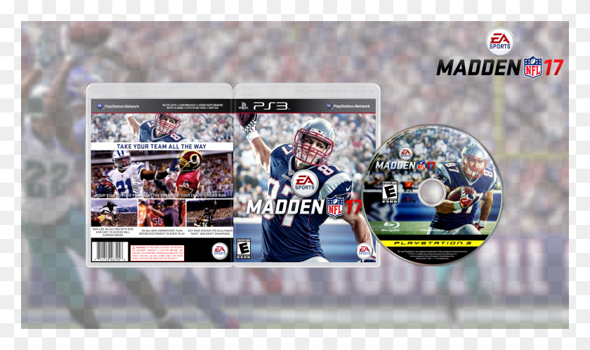 1600x900 Madden Nfl 17 Ps3 Player, Helmet, Clothing, Person HD PNG Download