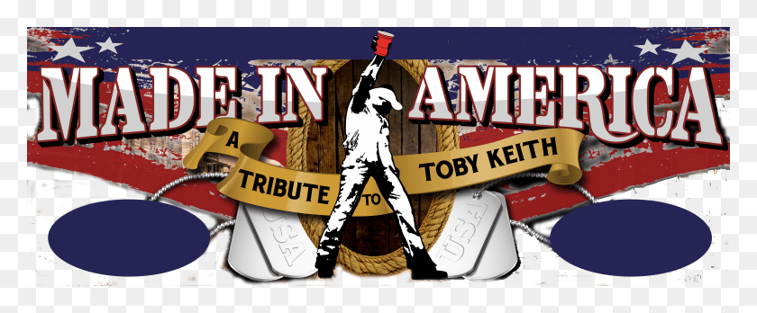 4399x1628 Made In America Toby Keith Tribute HD PNG Download