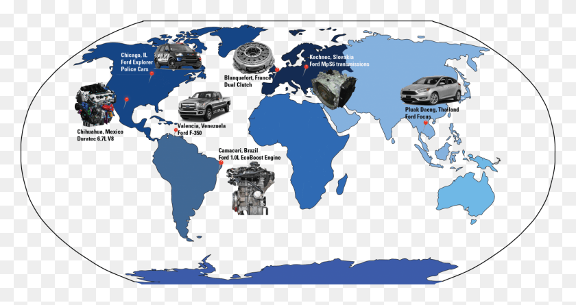 1501x741 Made In America World Map, Car, Vehicle, Transportation HD PNG Download