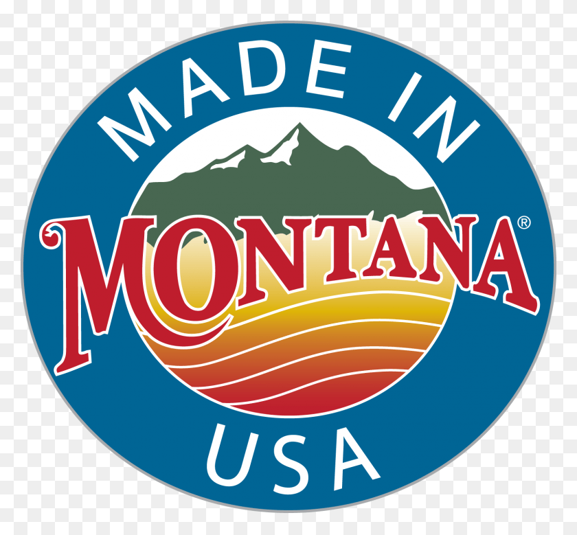 1525x1407 Hecho En Montana, Logotipo, Etiqueta, Texto, Símbolo Hd Png