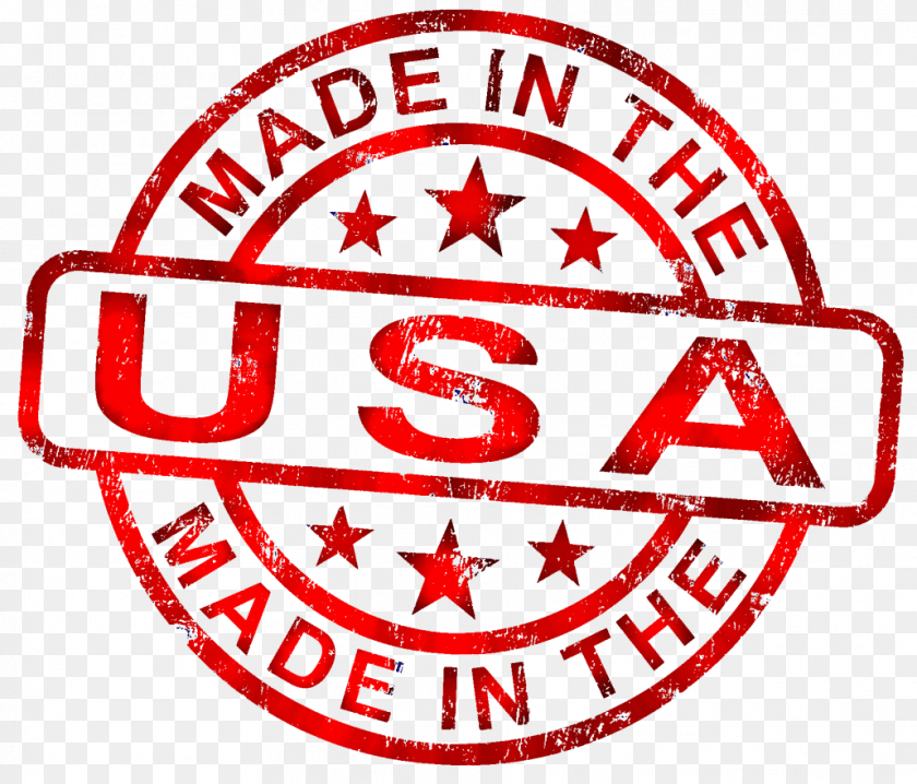 Made In The Usa Stamp, Logo, Emblem, Symbol, Road Sign Transparent PNG