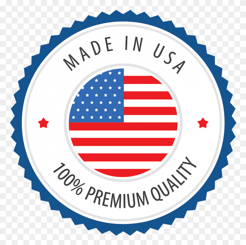 811x808 Made In Usa Cefr Badges, Label, Text, Symbol HD PNG Download