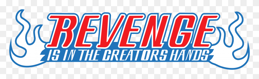 10223x2575 Made This Revenge Logo What Do You Think Bleach Logo Transparent, Text, Label, Word HD PNG Download