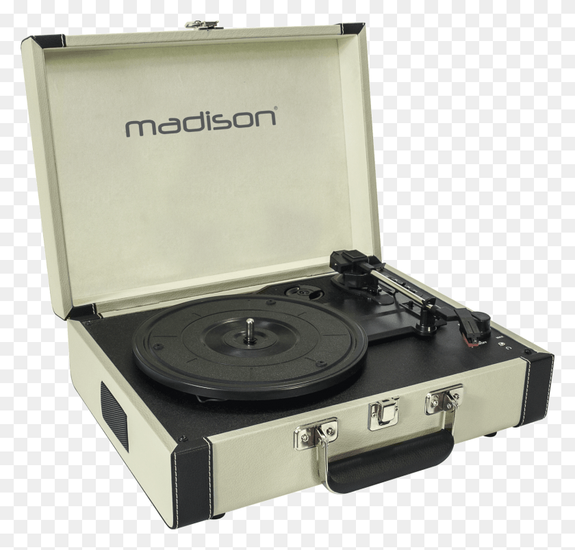 1469x1402 Madison Vintage Turntable Case With Bluetooth Usb Cdj, Electronics, Tape Player, Box HD PNG Download