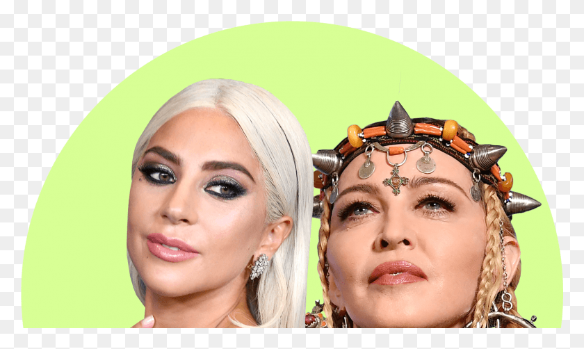 1726x980 Madonna Puede Haber Reavivado Su Pelea Con Lady Gaga Madonna De Cerca, Cara, Persona, Humano Hd Png