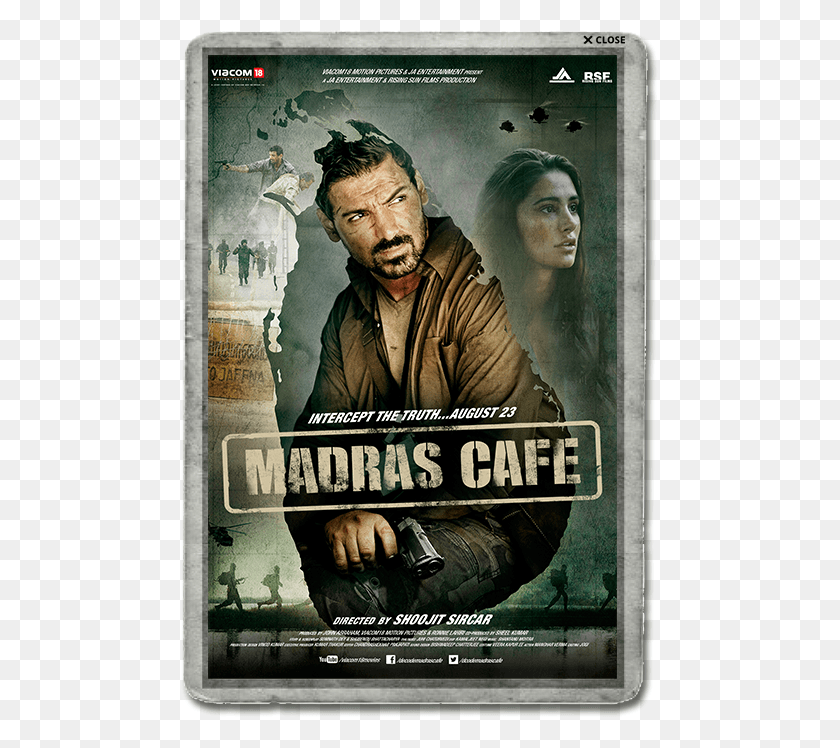 477x688 Descargar Png / Madras Cafe Revisión De Las Películas De Acción De Bollywood Nombre, Cartel, Anuncio, Persona Hd Png