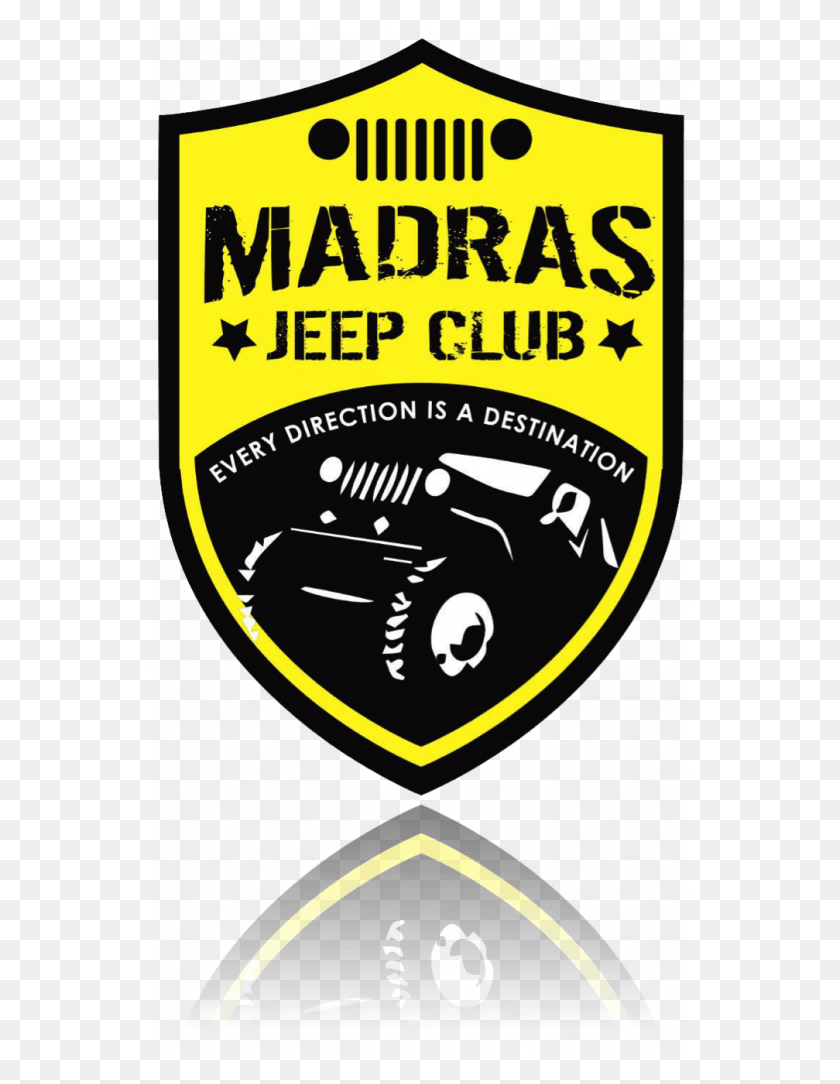 538x1024 Madras Jeep Club Emblem, Logo, Symbol, Trademark HD PNG Download
