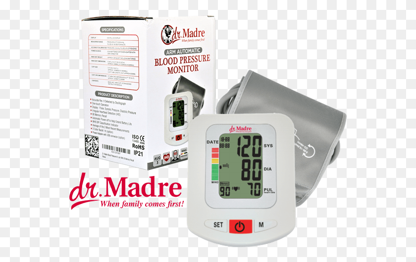 562x470 Madre Blood Pressure Monitor Radio Clock, Electrical Device, Digital Clock, Digital Watch HD PNG Download