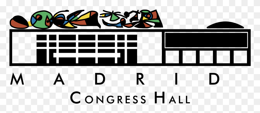 2201x864 Мадридский Конгресс-Холл Логотип Прозрачный Мадрид, Игра, Графика Hd Png Скачать