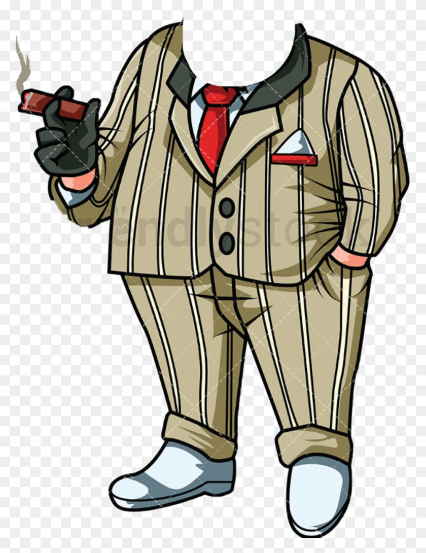 1024x1353 Mafia Gangster Boss Freetoedit Cartoon Mafia Boss, Clothing, Apparel, Coat HD PNG Download