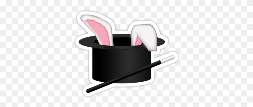 354x295 Magic Magician Hat Bunny Freetoedit Rabbit In Hat Clipart HD PNG Download