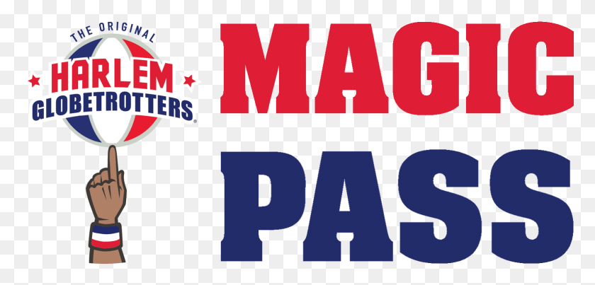 1539x677 Magic Pass 2017 Harlem Globetrotters Logo, Text, Alphabet, Word HD PNG Download