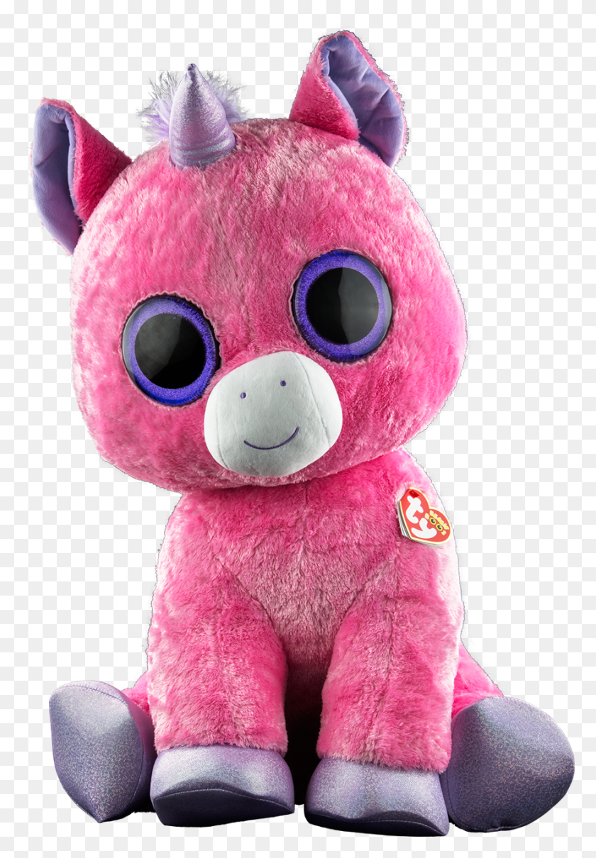 881x1300 Magic The Pink Unicorn Extra Large 25 Plush Beanie Boos Giant Unicorn, Toy, Mascot HD PNG Download