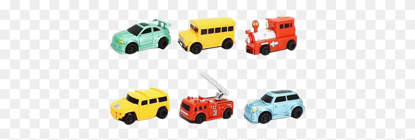 397x223 Magic Toy Car 6 Car Set Magisches Fahrzeug, Vehículo, Transporte, Autobús Hd Png