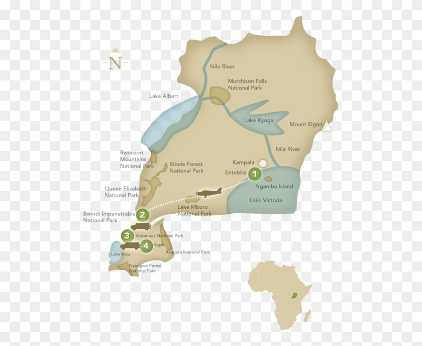 509x628 Los Encuentros Mágicos Con Los Gorilas De Montaña Son El Centro De África Mapa, Diagrama, Trama, Atlas Hd Png