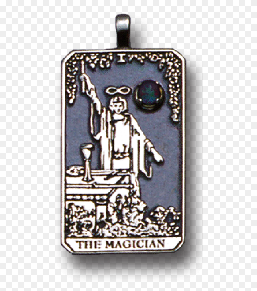 489x891 Magician Large Gemstone Tarot Pendant At Jewelry Gem Tarot Magician, Accessories, Accessory, Text HD PNG Download